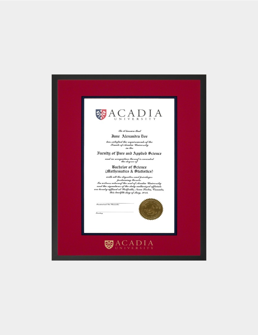 Acadia University diploma