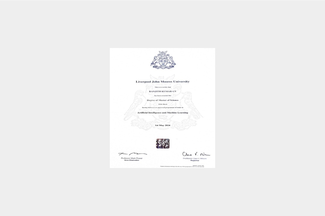 LJMU academic transcript