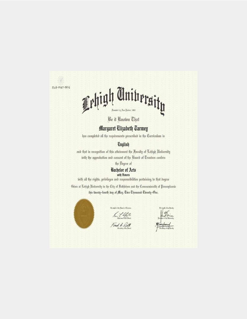 Lehigh University degree