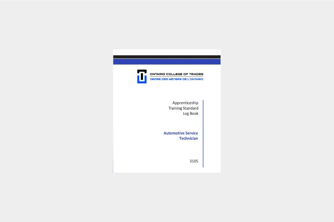 Ontario College of Trades certificate