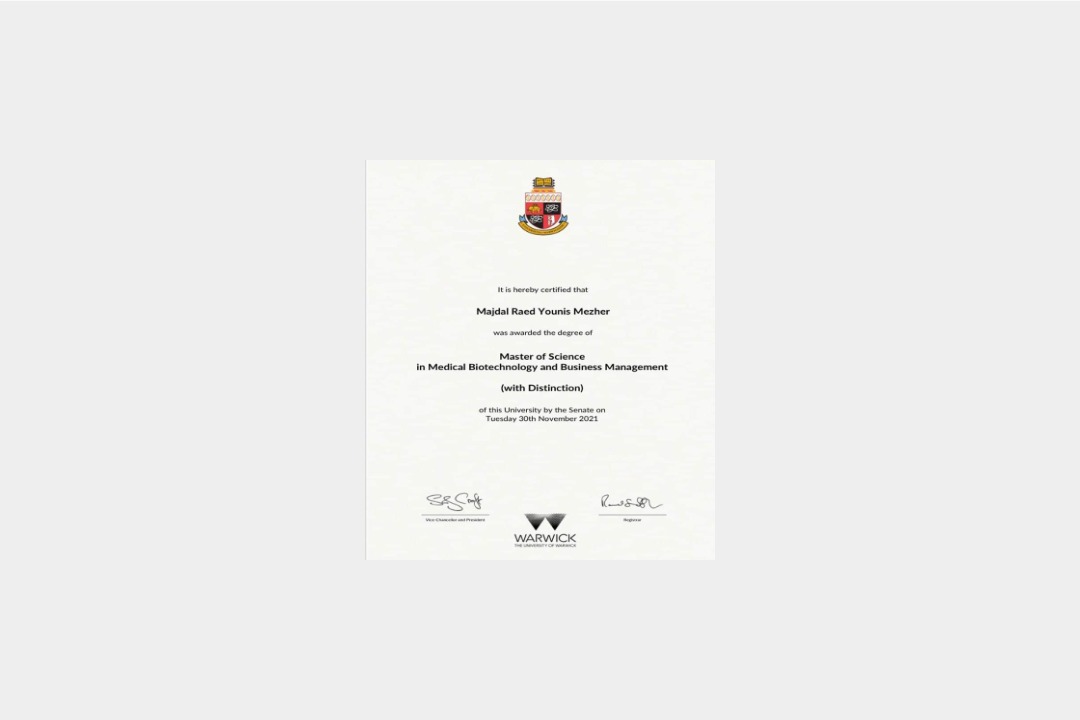 The University of Warwick degree