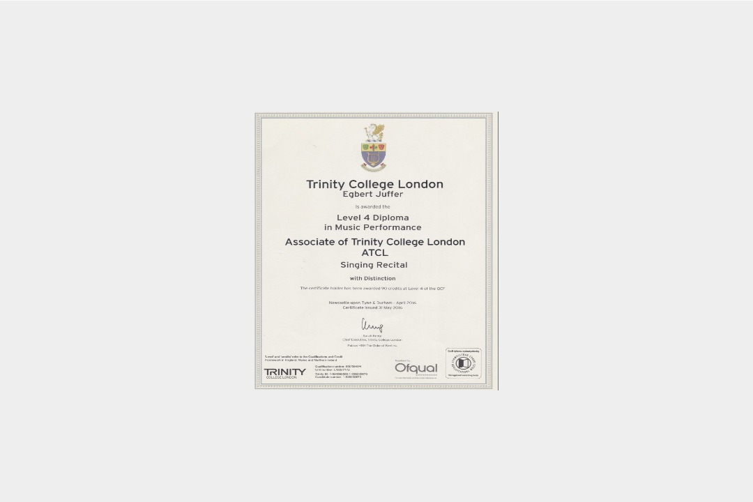 Trinity College London diploma