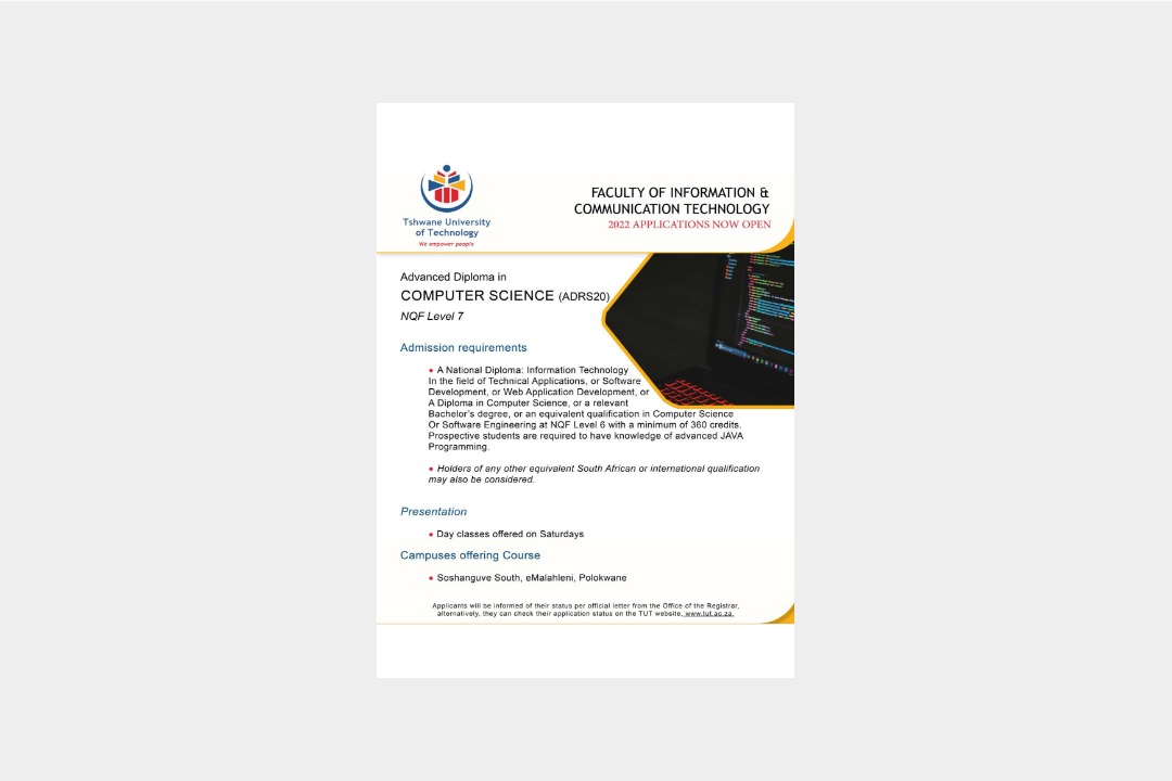 Tshwane University of Technology degree
