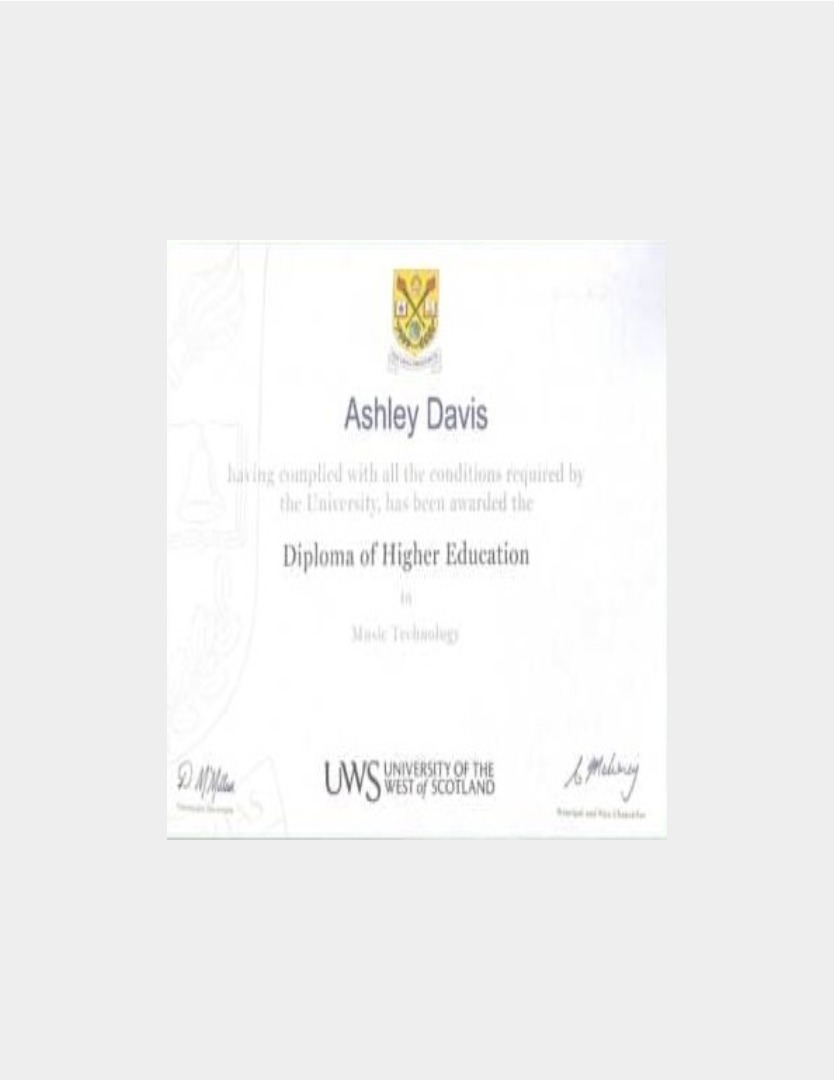 UWS diploma