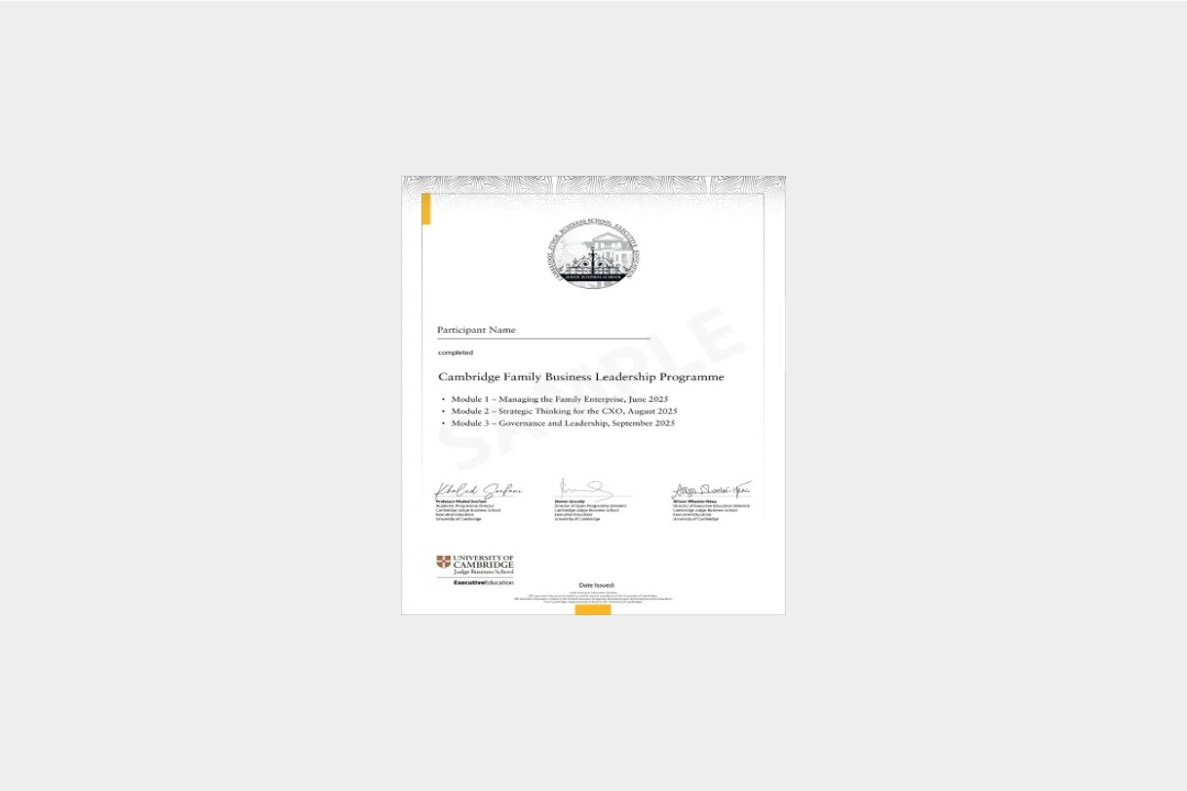 University of Cambridge School Certificate