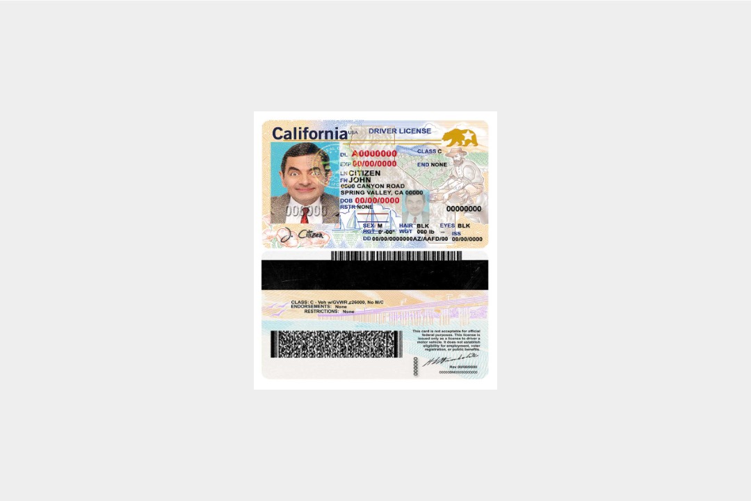 California Driver License